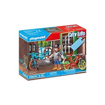 Oficina de Bicicleta Playmobil City Life 70674 - 1