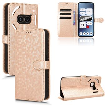 Capa FOXDOCK para Nothing Phone 2A | Fecho Magnético | TPU Macio | Compartimentos para Cartões | Dourado - 1