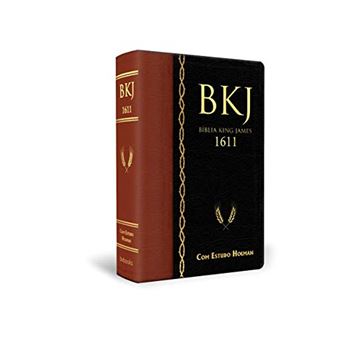Bíblia King James 1611 de Estudo Holman - Marrom com Preta - 1