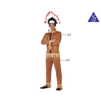 Disfarce Atosa Fantasia de Índio, t2 Adulto - 1