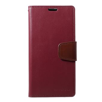 Capa Magunivers PU diário de sonata vinho tinto para Samsung Galaxy S10