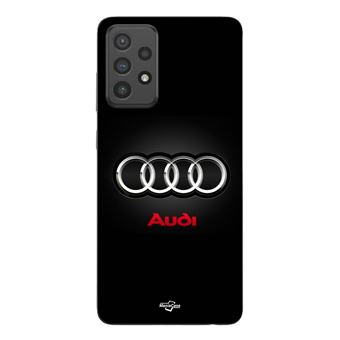 Capa Maniacase para Samsung Galaxy A73 | com logótipo do carro Audi cinza e vermelho - 1