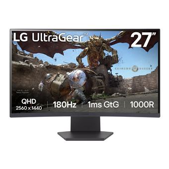 Monitor Gaming LG 27GS60QC-B | LCD | FHD | 1 ms | 180 Hz | 27&quot; | F - 1