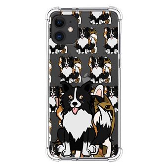 Capa Tumundosmartphone de silicone anti-choque para iPhone 11 (6.1) design Cães 01 Desenhos - 1