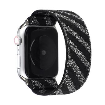 Bracelete de Nylon HSMY Elástico para Apple Watch Series 6/ SE/ 5/ 4 | 44 mm - Multicolor 9 -Tamanho L - 1