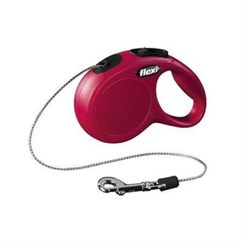 Trela Flexi New Classic Cordão | XS | 3 m - Vermelho - 1