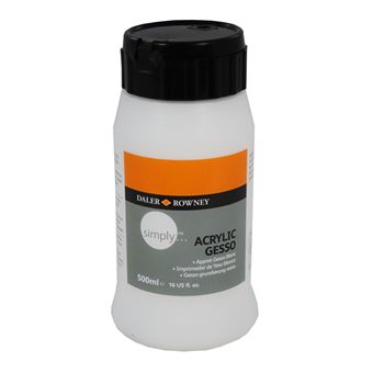 Gesso Acrílico Daler-Rowney Simply | 500 ml - 1