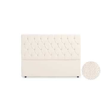 Cabeceira Estofada Moonia Capri Aqualine | 210 X 120 X 12 cm | Bege - 1
