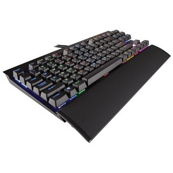Teclado Gaming com Fios Corsair K65 RGB Rapidfire | Idioma: Inglês UK | Preto - 1