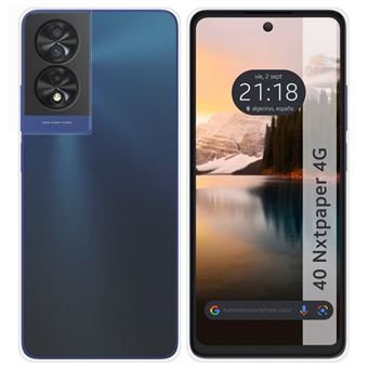 Capa de TPU em gel de silicone transparente Tumundosmartphone para TCL 40 NXTPAPER - 1