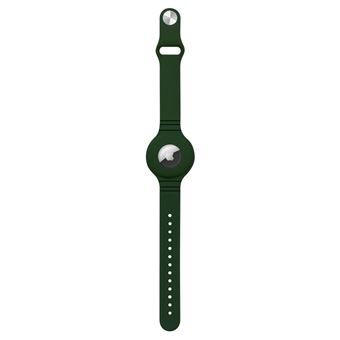 Bracelete Silicone Lmobile para Band Apple Airtag Verde - 1