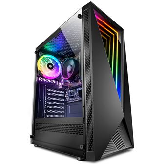 Computador Gaming Vibox I-19 PC - Quad Core AMD Ryzen 3200G Processador 4GHz - Radeon Vega 8 - 16GB RAM - 500GB NVMe M.2 SSD - Windows 11 - WiFi - 1