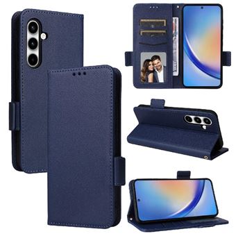 Capa FOXDOCK para Samsung Galaxy A35 5G | Prova de Choque | Magnética| TPU | Suporte para Cartão | Azul - 1