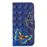 Capa PU Magunivers suporte para impressão de padrões borboleta azul para Samsung Galaxy A50_1