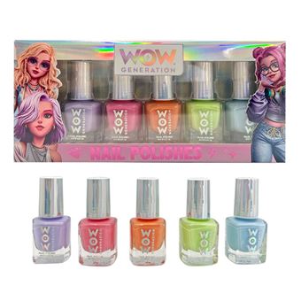 Conjunto 5 Vernizes Wow Generation Cores Pastel - 1