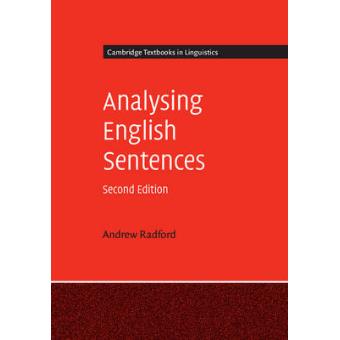 Analysing English Sentences - 1
