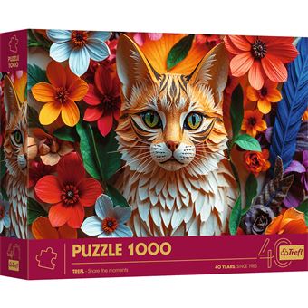 Puzzle Trefl Gato 40040 | 1000 Peças - 1