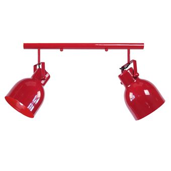 Candeeiro de Teto Tosel Carlson B | 60 cm | 2 Luzes - Vermelho - 1