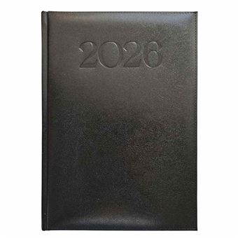 Agenda Diária A5 2026 Papiro Madrid Preta - 1