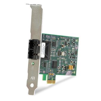 Cartão de Rede Allied Telesis 100FX Desktop PCI-e Fiber Network Adapter Card w/PCI Express, Federal & Government - 1