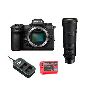 Câmara Fotográfica Nikon Z6 III + Lente Z 180-600mm f 5.6-6.3 VR + Kit de Carregador de Bateria Kingma - 1