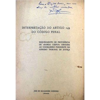 Interpretação do artigo 149 do código penal. - 1