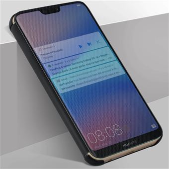 Capa Avizar para Huawei P20 Lite Translúcida Acabamento Sulcado - Preto