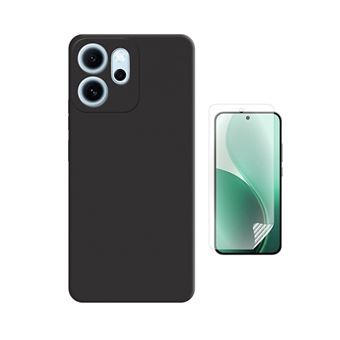 Kit Película Hydrogel Frente + Capa Silicone Líquido PHONECARE para Oppo Reno14 FS 5G | Preto - 1