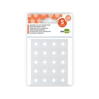 Etiqueta Autocolante Liderpapel AA01 | Branco - 1