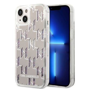 Capa traseira de TPU Karl Lagerfeld para iPhone 14 | Prata - 1
