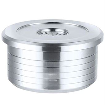 Cápsula Reutilizável Antiimpacto para maquinas Delta Q | Aço Inox - 1