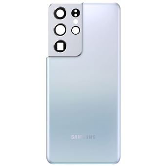 Tampa de Bateria Samsung S21 Ultra Original - Prateado - 1