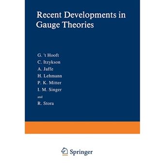 Recent Developments in Gauge Theories - Paperback / softback - 2012 - 1
