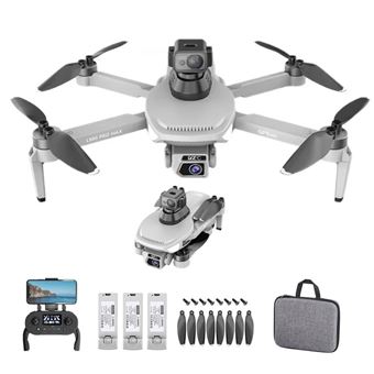 Drone SZSMART L500PM função de desvio de obstáculos | GPS | 5G | WIFI | com 2 câmaras | 4K | Autonomia: Até 25 min | 3 Baterias | branco - 1