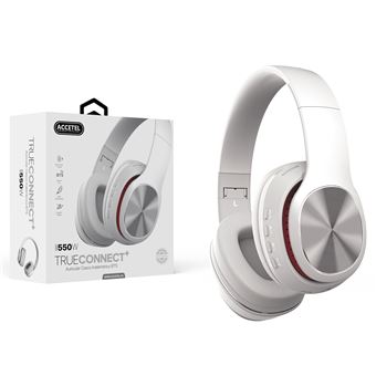 Auscultadores True Connect Bts sem fio Accetel 550W - Branco - 1