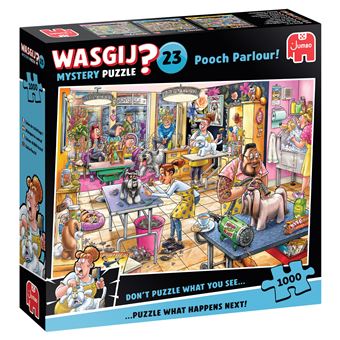 Puzzle Jumbo Wasgij No License Mystery 23 - Salão Pooch! (1000 peças) | 1000 Peças - 1