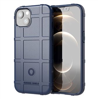 Capa e TPU Textura de grade quadrada, Azul à Prova de Choque para iPhone 13 6.1'' - 1