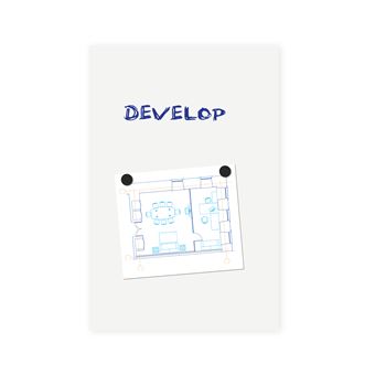 Legamaster 7-106350 quadro branco Ferro Magnético Branco - 1