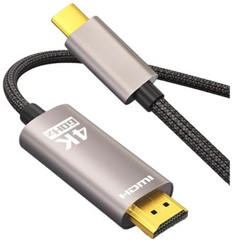 Cabo HDMI 2.0 para USB-C Antiimpacto | 18Gbps | 3 m - 1
