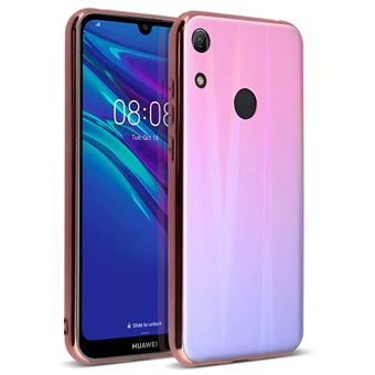 Capa Holograma Avizar para Huawei Y6 2019 Coleção Aurora Rosa