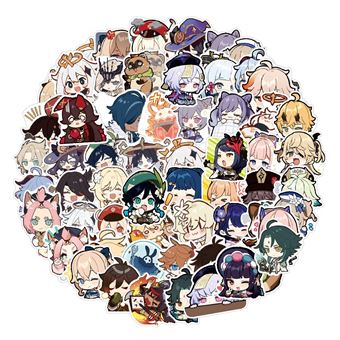 Etiquetas Autocolantes Good Deal Genshin Impact | 50 Peças - 1