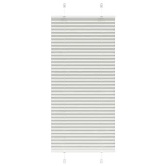 Plissada Cega vidaXL |  Cinzento Luz  |  65x100 cm | Largura Tecido 64,4 cm - 1