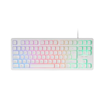 Teclado Gaming com Fios Mars Gaming MK023WPT | Idioma: Português | Branco - 1