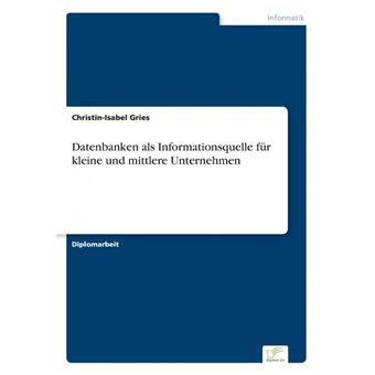 Datenbanken ALS Informationsquelle Fur Kleine Und Mittlere Unternehmen - Paperback / softback - 2001 - 1