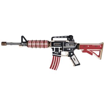 Puzzle 3D HSMY de 66 Peças XC-G018H - Rifle M4 - 1