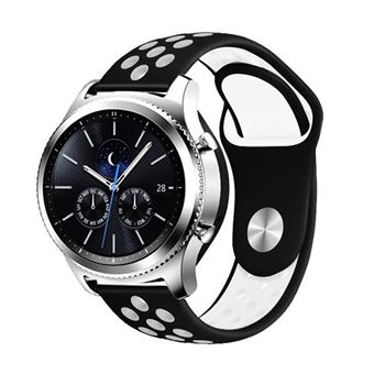 Bracelete Desportiva Gift4Me para Samsung Galaxy Watch6 Classic - 47mm - Preto / Branco - 1