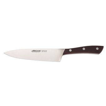 Faca de Cozinha Arcos Natura 155410 de Aço Nitrum Punho da Lâmina de Jacarandá e 16 cm - 1