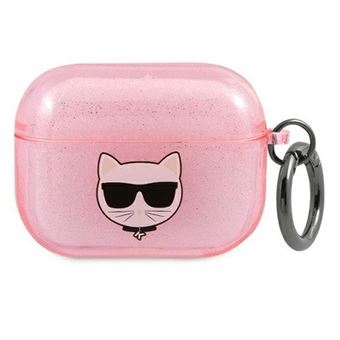 Capa Original Brilhante Karl Lagerfeld Airpods 3 Rosa - 1