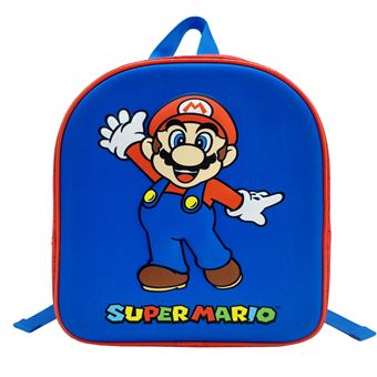 Mochila DAM SuperMario3D | Costas acolchoadas | Azul elétrico - 1