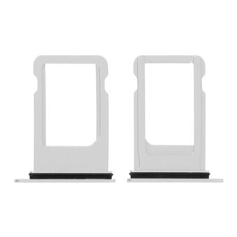 Substituição da Bandeja de Cartão Avizar para Apple iPhone 8/SE 2020 2x | Nano SIM e Micro SD - Prateado - 1